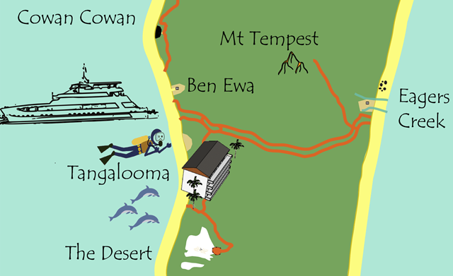 tangalooma map